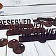 Табличка на стол Резерв Reserved, Стенды, Брянск,  Фото №1