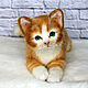 Cat Ginger. Teddy Toys. Plush history. Online shopping on My Livemaster.  Фото №2
