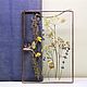 the herbarium in the glass. Herbarium of flowers and herbs in a frame. Lavender. Suspension. Glass Flowers. Online shopping on My Livemaster.  Фото №2