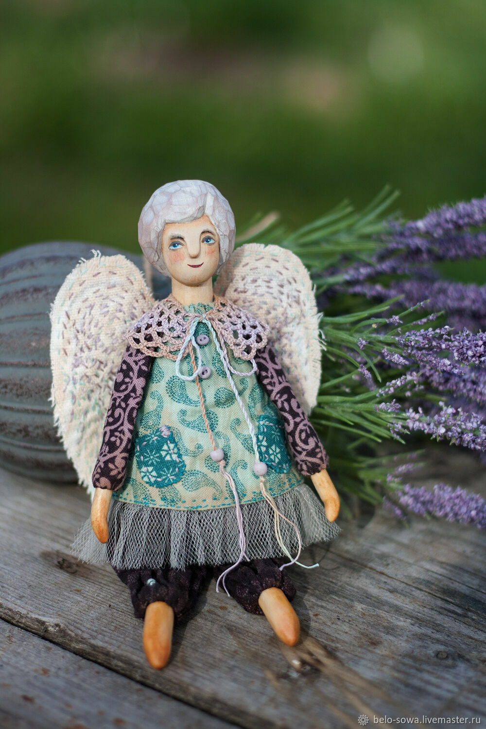 Авторская кукла Ангел из дерева – заказать на Ярмарке Мастеров ...