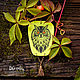 suspension: Owl (glows in ultraviolet), Pendant, Moscow,  Фото №1