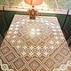 TABLECLOTHS: Fillet on a grid, the tablecloth is round.Italy, Tablecloths, Bari,  Фото №1