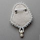 Brooch beaded with pearls and mother of pearl Memory. Brooches. Beads Ideas. My Livemaster. Фото №6