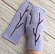 A copy of the work Mittens knitted, felted twig willow, Mittens, Tyumen,  Фото №1