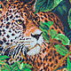 Embroidered picture 'Cheetah'. Pictures. Magic box. My Livemaster. Фото №6