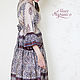 Silk dress Slavic style. Dresses. Miss Narcisse (missnarcisse). Online shopping on My Livemaster.  Фото №2