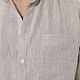 Рубашка мужская из льна бежевого оттенка. Рубашки мужские. Alviella | ATELIER. Ярмарка Мастеров.  Фото №5