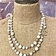 Винтаж: Бусы Chanel снежный агат. Маркировка. Колье винтажные. Екатерина кетикет. Ярмарка Мастеров.  Фото №6
