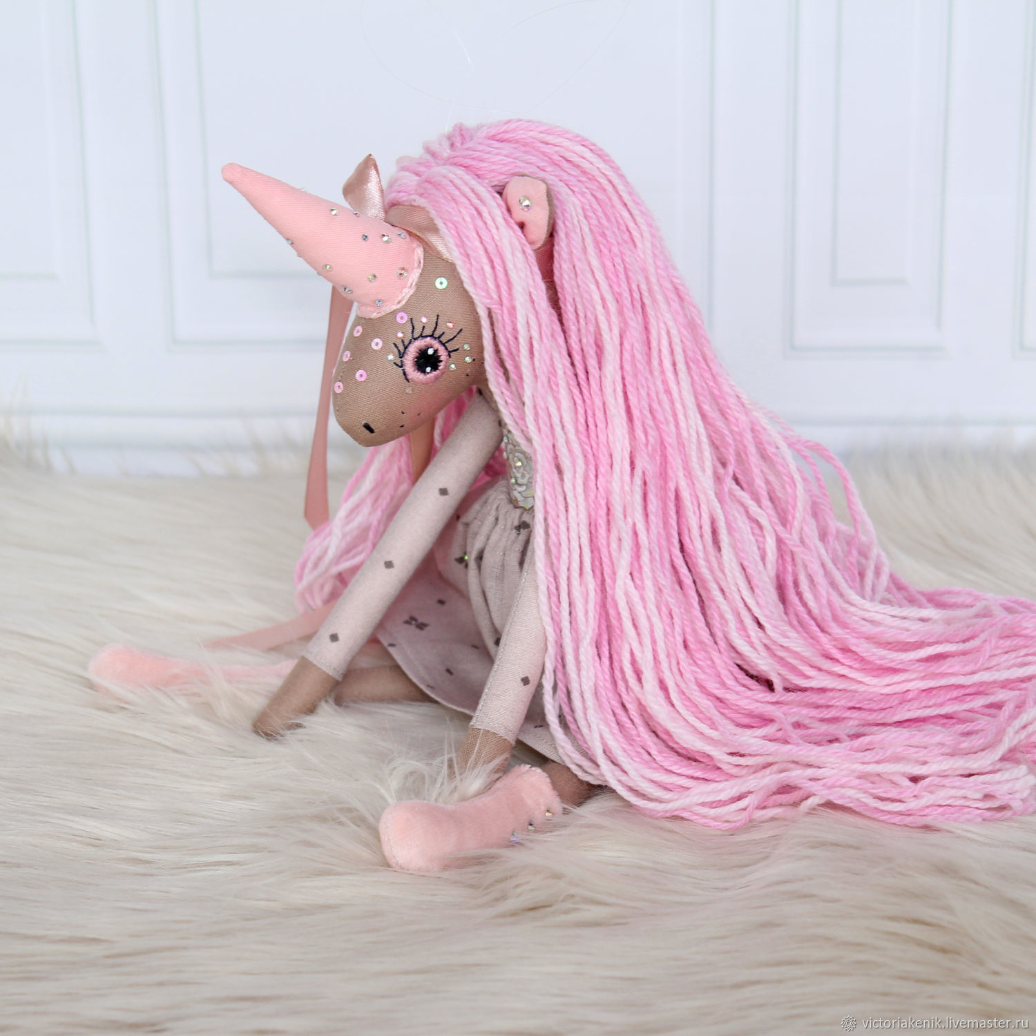 Кукла единорог, кукла мягкая, кукла для девочки в подарок, кукла купить ...