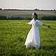 Белое кружевное платье в винтажном стиле "Полина", Платья, Новосибирск,  Фото №1