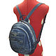Copy of Denim backpack Denim_. Backpacks. Handmade shop. My Livemaster. Фото №6