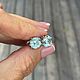 Заказать Серьги с натуральными аквамаринами 4.5 ct. Елена. Ярмарка Мастеров. . Серьги классические Фото №3
