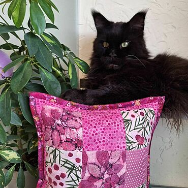 Для дома и интерьера ручной работы. Ярмарка Мастеров - ручная работа Подушки: Декоративные наволочки Ягодные. Handmade.