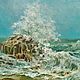 Картина: Море. Крым. Волна на камнях, Картины, Санкт-Петербург,  Фото №1