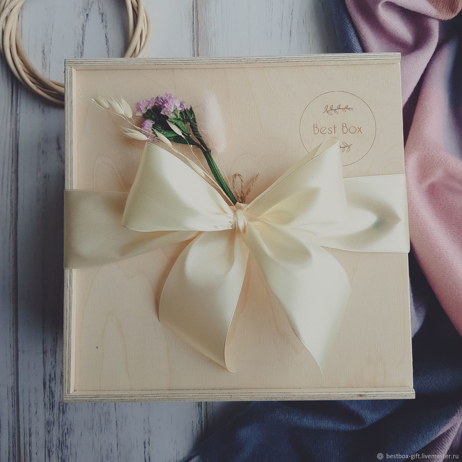 Подарочный бокс "Beige Box" в деревянной коробочке – купить онлайн на ...