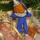 Игрушка ёлочная из ваты Клоун. Елочные игрушки. Nina ArtHeart. Ярмарка Мастеров.  Фото №6