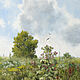 Painting - A summer day in a meadow, Pictures, Moscow,  Фото №1