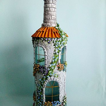 Сказочный домик из стеклянных бутылок - Форум Магазина Мастеров