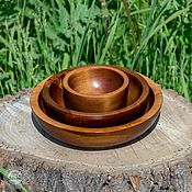 Для дома и интерьера handmade. Livemaster - original item A set of wooden dishes made of natural Siberian cedar. TN7. Handmade.
