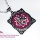 Pendant with embroidery Felicita Stelle, Pendants, Moscow,  Фото №1