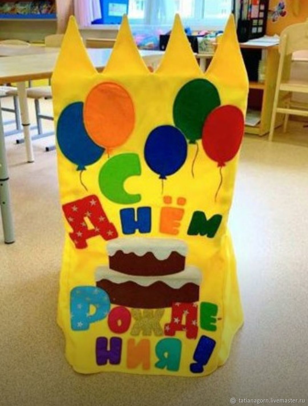 Накидки на стульчики в детском саду