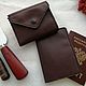  Набор кошелёк и обложка на паспорт, Кошельки, Новосибирск,  Фото №1