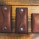 Cover, housekeeper and cardholder made of brown leather included. Wallets. G.L.A.D.. Online shopping on My Livemaster.  Фото №2