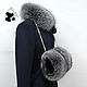 Fur clutch - bag from fur of a silver Fox. Stylish ladies accessory-11. Clutch. Mishan (mishan). My Livemaster. Фото №6