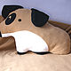 Large dog pillow and blanket, a huge birthday gift. Pillow. Lara (EnigmaStyle). Online shopping on My Livemaster.  Фото №2