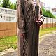 Заказать Длинный вязаный кардиган . Розалинка (SalLia). Ярмарка Мастеров. . Кардиганы Фото №3