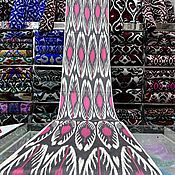 Материалы для творчества handmade. Livemaster - original item Uzbek cotton ikat hand weaving. F018. Handmade.