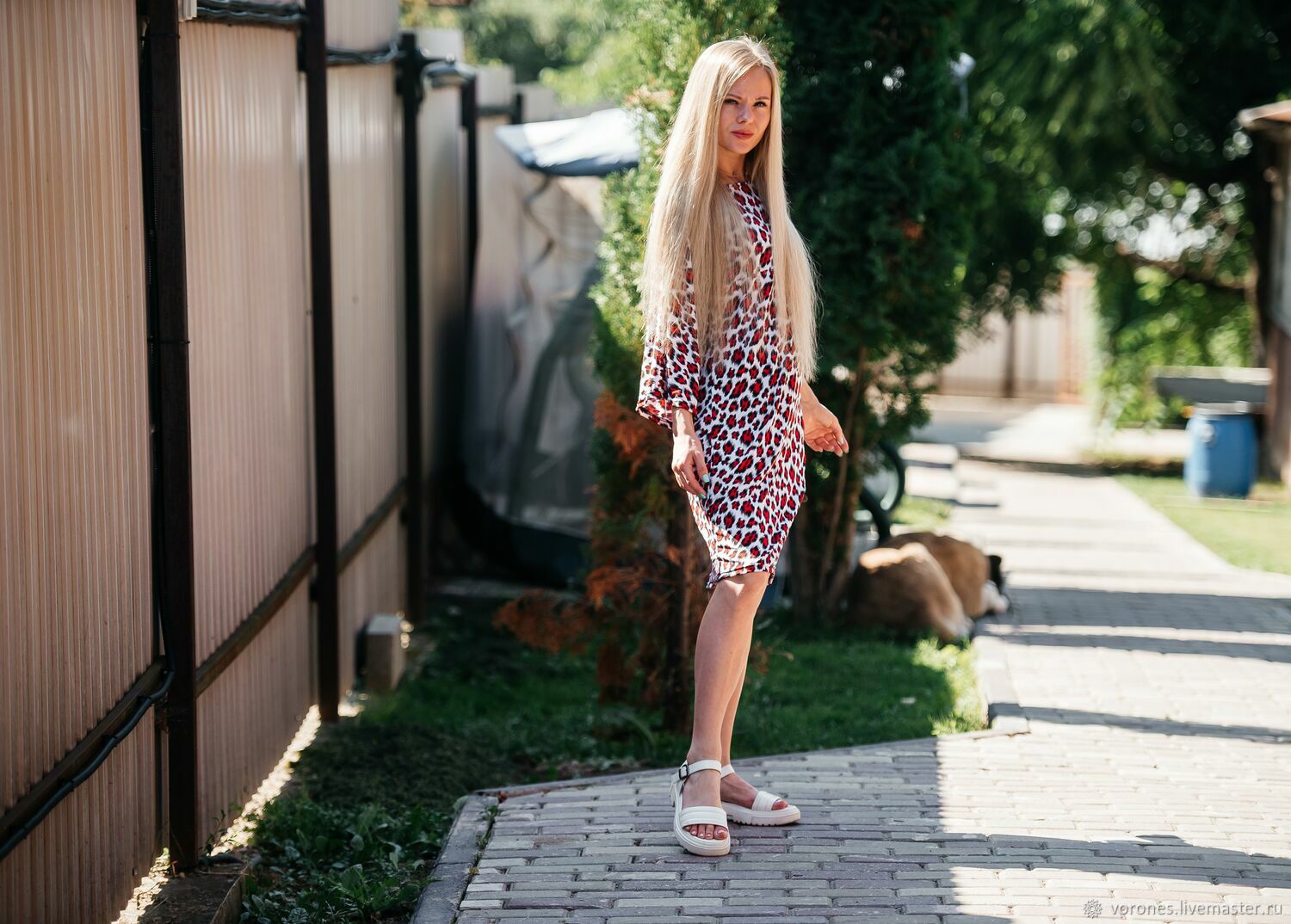 Платье С Леопардовым Принтом фото 17