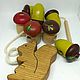 Lacing-wooden toy Squirrel Katyusha. Lacing cards. Shop Grizunok teether. Online shopping on My Livemaster.  Фото №2