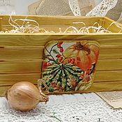 Для дома и интерьера handmade. Livemaster - original item Pumpkin box for spices food trifles. Handmade.