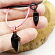 Black Heart pendant made of two halves. Pendants. Selberiya shop. Online shopping on My Livemaster.  Фото №2