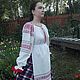 Order Traditional shirt with embroidery. MARUSYA-KUZBASS (Marusya-Kuzbass). Livemaster. . Suits Фото №3