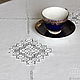 Linen tablecloth 140/140 4 cubans ( napkins optional. Tablecloths. flax&lace. Online shopping on My Livemaster.  Фото №2