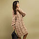Beige dress with braids. Dresses. SHAPAR - knitting clothes. My Livemaster. Фото №4