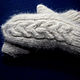 Order Double women's knitted mittens. Warm Yarn. Livemaster. . Mittens Фото №3