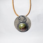 Украшения handmade. Livemaster - original item Pendant: Jasper pendant 