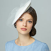 Свадебный салон handmade. Livemaster - original item Wedding hat with a veil 