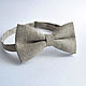 Tie Idyll / beige butterfly tie in the rustic style. Ties. Respect Accessories. Online shopping on My Livemaster.  Фото №2