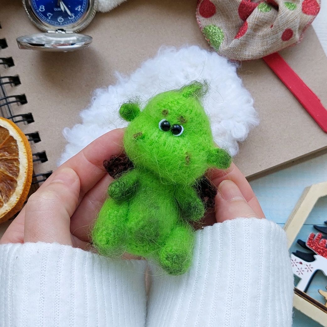 Новогодняя игрушка Дракон купить в интернет-магазине Ярмарка Мастеров ...