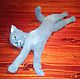 felted wool toy. Felted grey kitten Mona Lisa, Felted Toy, Moscow,  Фото №1