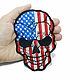 Stripe on clothing US Flag Skull chevron, patch, Patches, St. Petersburg,  Фото №1