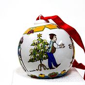 Винтаж handmade. Livemaster - original item Hutschenreuther collectible Christmas Balloon. Handmade.