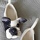Order  felted slippers ' French bulldogs'. ElzyWool. Livemaster. . Slippers Фото №3
