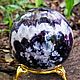  аметист шевронный Сердечко, 6.4 см, натуральные камни. Шар. Amulet-Stone (AS). Интернет-магазин Ярмарка Мастеров.  Фото №2
