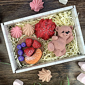 Косметика ручной работы handmade. Livemaster - original item A set of soap gift Marshmallow bear. Handmade.
