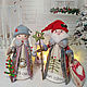 Текстильная кукла Дед Мороз. Дед Мороз и Снегурочка. Кукольное Чудо. Ярмарка Мастеров.  Фото №6